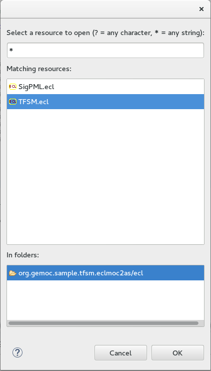 Ecl content assist